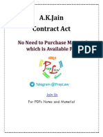 Contract Law by A.K. Jain