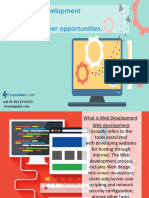 Web development career opportunities and what it is