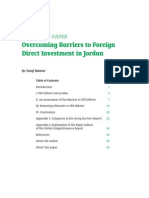 Overcoming Barriers To Foreign Direct Investment in Jordan