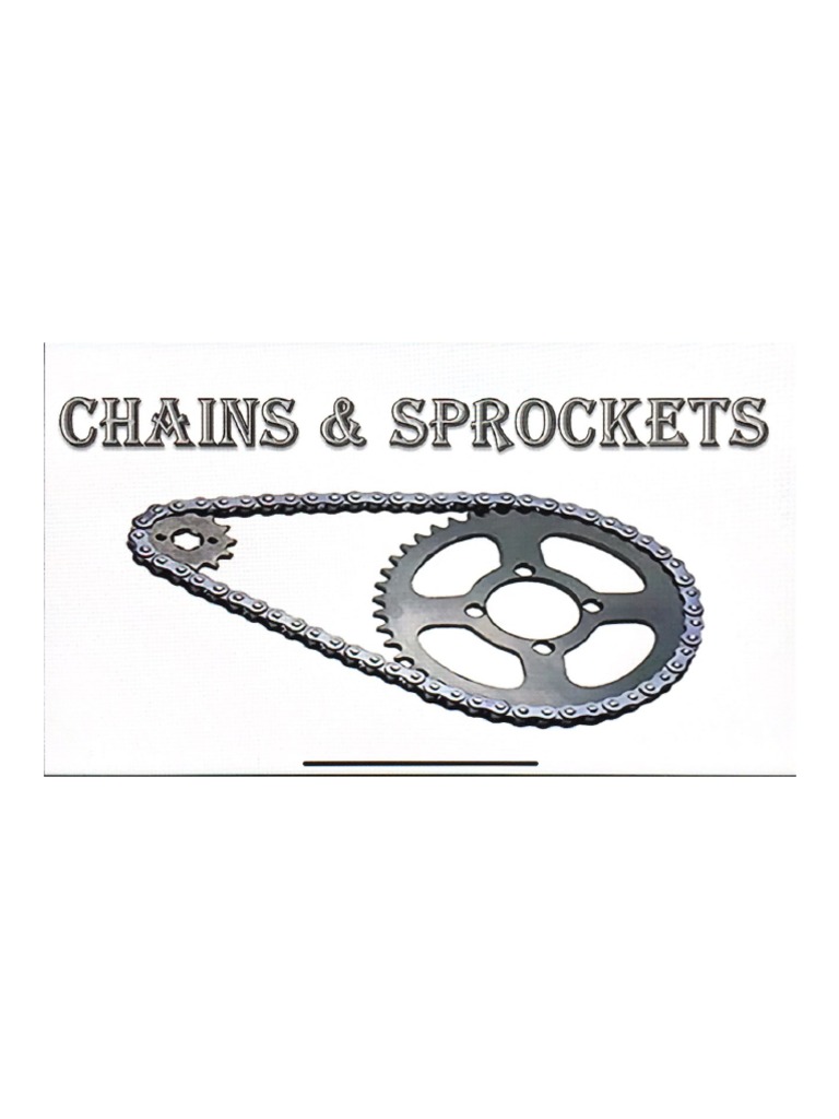 Chains&Sprockets and Threaded Members PDF