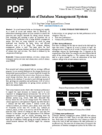 Optimization of Database Management System