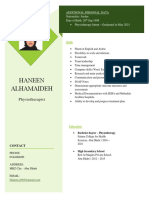 Haneen Alhamaideh - CV