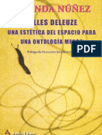 Gilles Deleuze Una Estetica Del Espacio