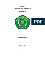 Makalah 'Keteladanan Umar Bin Khattab Ra Dan Sayyidah Aisyah Ra'