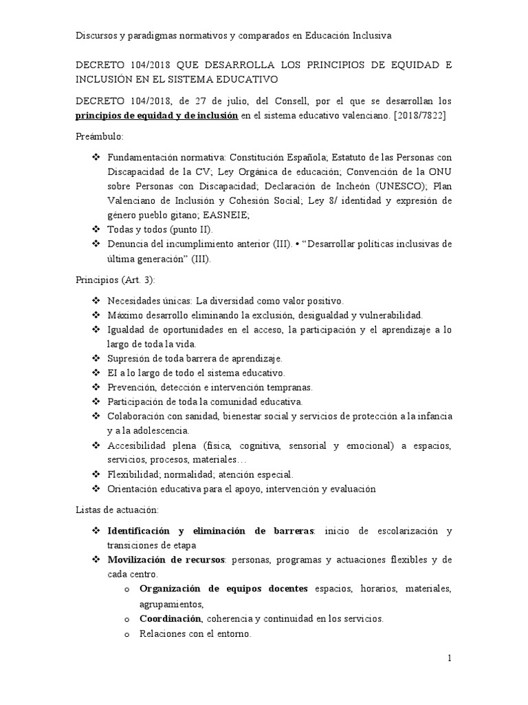Tema 4 | PDF | Plan de estudios | Inclusión (Educación)