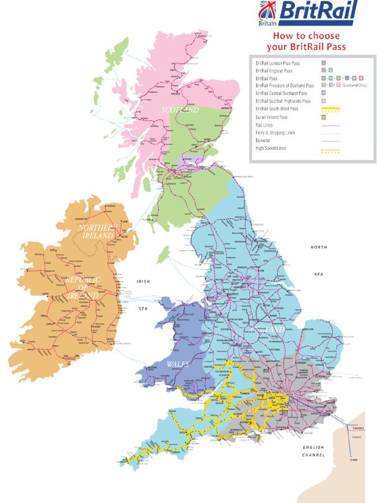 Britrail Map PDF