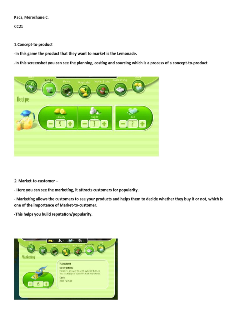 Lemonade Tycoon PDF