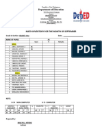 Math Inventory Grade 1