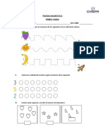 Prupuesta Prueba Diagnóstica Primer Grado 2023 Rubén Darío