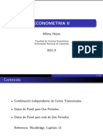 Econometría II: Análisis de datos de panel con efectos fijos