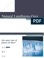 Natural Landforms Quiz