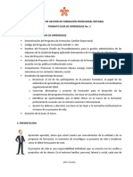 Proceso de Gestión de Formación Profesional Integral Formato Guía de Aprendizaje No. 3