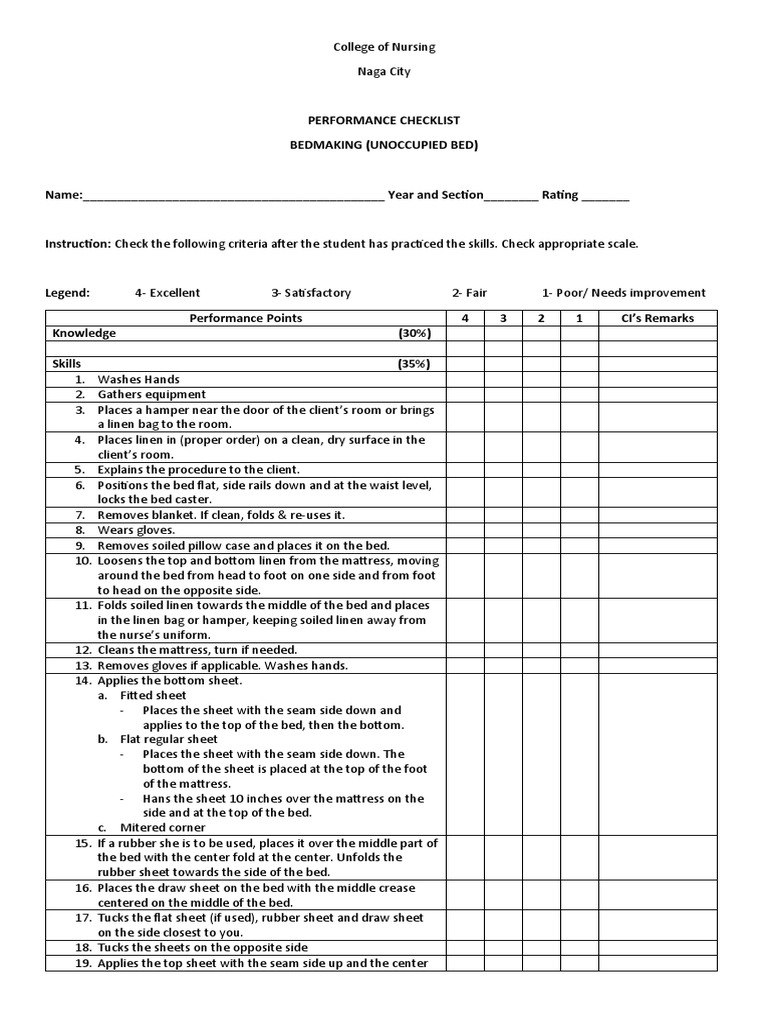Bed Making PDF Bed Home