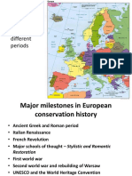 European Conservation History 1