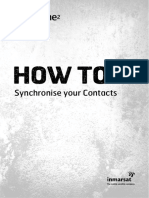 IsatPhone 2 - How To Synchronise Your Contacts - (Model 2.1) - May 2018 - EN
