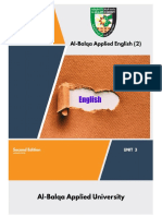 Applied English 2 - Unit Three