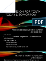 MISSION FOR YOUTH TODAY & TOMORROW