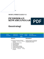 GEOSTRATEGI UNTUK KEMAJUAN