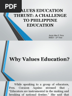 Values Education Report