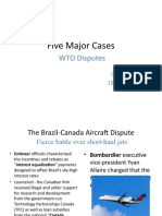 Five Major Cases WTO