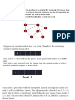 What Is BFS?: Let's Consider The Below Graph For The Breadth First Search Traversal