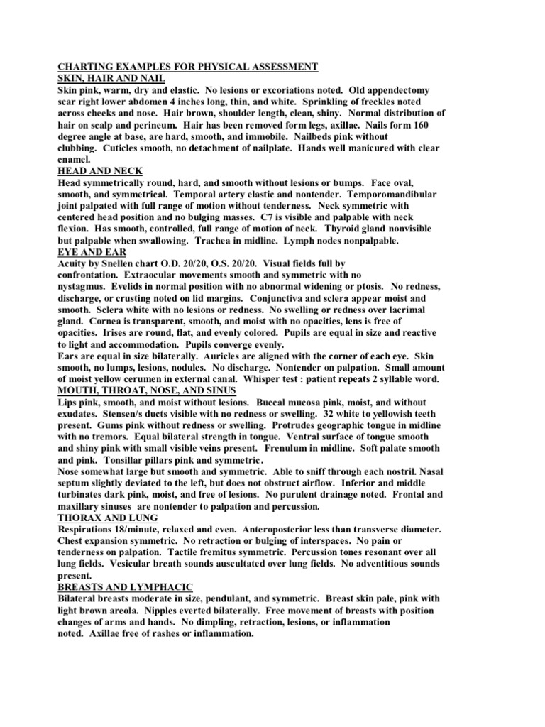 charting-examples-for-physical-assessment-neck-pulse