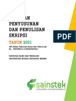 PANDUAN SKRIPSI F. SAISNTEK 2021 (Terbaru)
