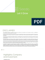 Let It Grow: Confidential Document on Seedo's Automated Home Growing Machine