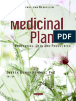 Medicinal Plants - Properties, Uses and Production - Deepak Kumar Semwal PHD