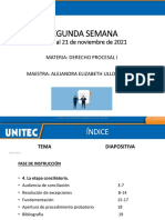 2.1 Segunda Semana-Etapa Conciliatoria