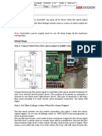 Set Access Controller Linkage with Fire Alarm