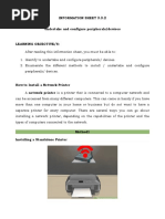 CSS - Info Sheet 3.3-2 - Undertake and Configure Peripherals Devices