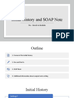 Initial HX and Soap Note
