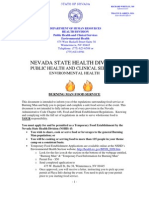 Nevada State Health Dept: Temporary Food Burning Man Guidelines
