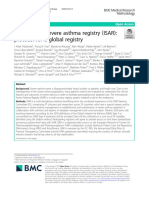 International Severe Asthma Registry (ISAR) : Protocol For A Global Registry