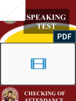 Speaking Test - Good vs. Evil