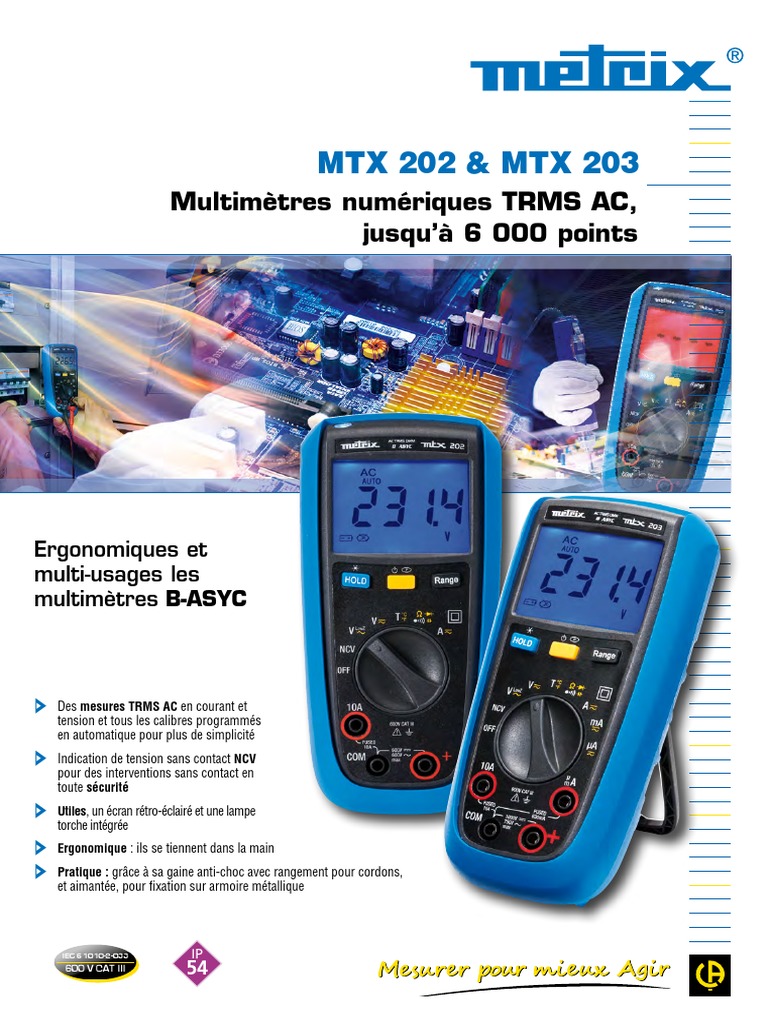 Multimètre MTX 203