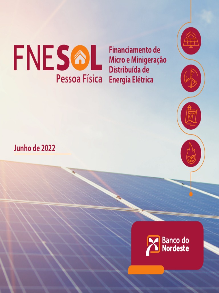 Cartilha FNE Sol para Pessoa Física | PDF | Energia solar | Fotovoltaica