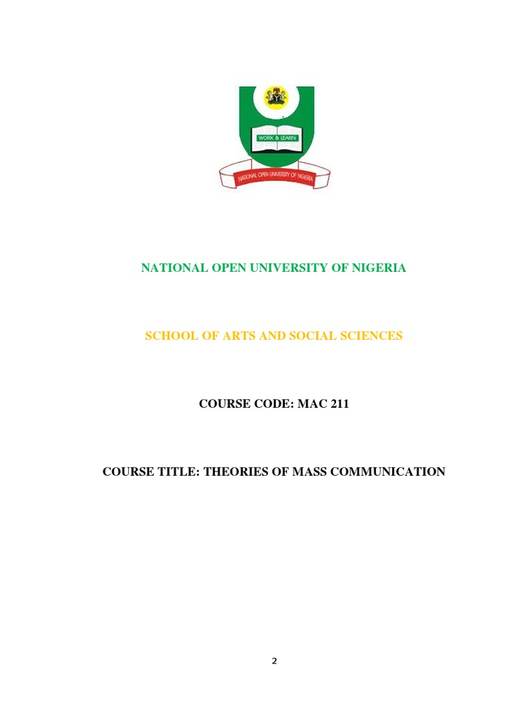 Mass Comm Theories | PDF | Communication | Information
