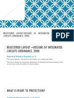 Intellectual Property - Integrated Designs Ordinance