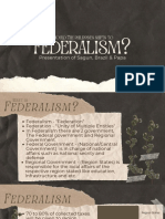 Federalism Report