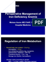 Preoperative Use of Parenteral Iron