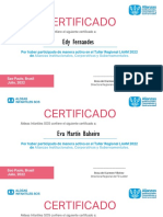 Certificados de Participación