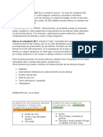 Colesterol HDL y LDL: qué son y cómo afectan la salud