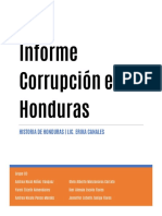 Informe Corrupcion en Honduras - Grupo 03 Seccion 0902