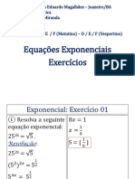Equação Exponencial - Revisão
