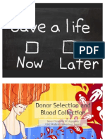 Donor Selection and Blood Collection