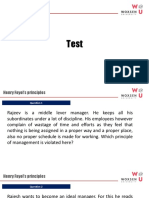 Henry Foyal Principles Test Questions