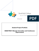 BSBSTR601 Student Project Portfolio