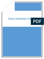 Online Pizza Ordering System